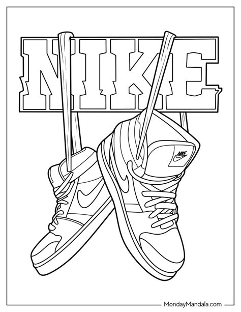 Nike Coloring Pages (Free PDF Printables) 